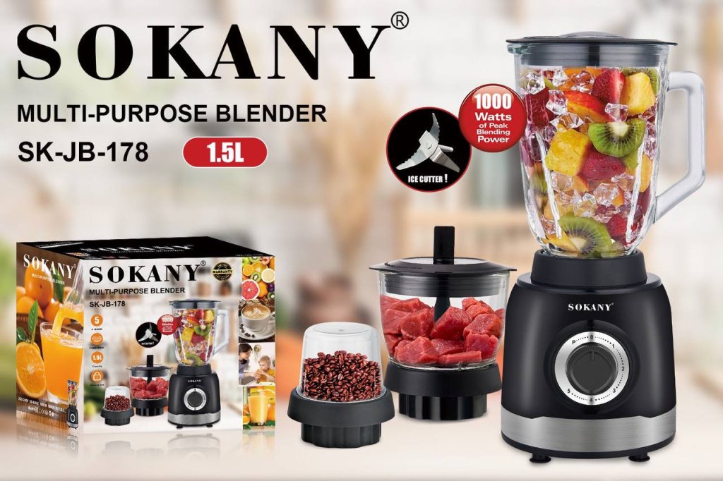 ម៉ាស៊ីនក្រឡុកផ្លែឈើ SOKANY